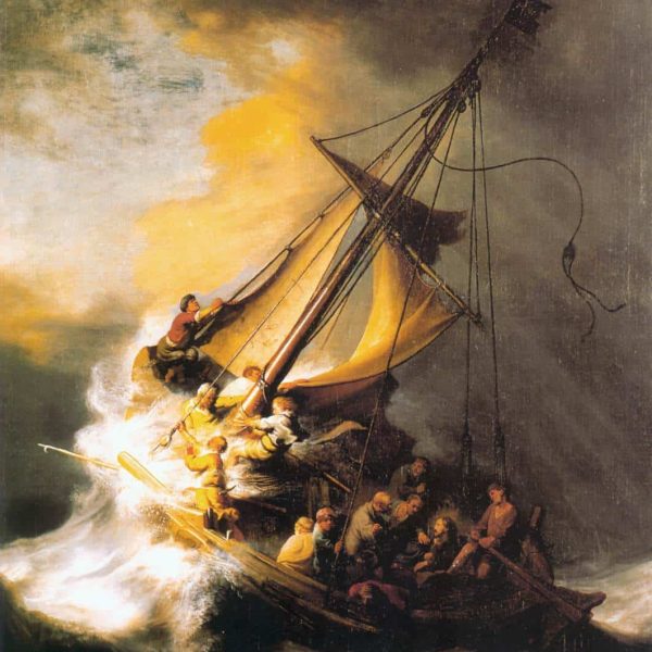 Christ In The Storm On The Sea Of Galilee Rembrandt