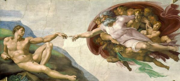 Creation Of Adam Michelangelo (1)