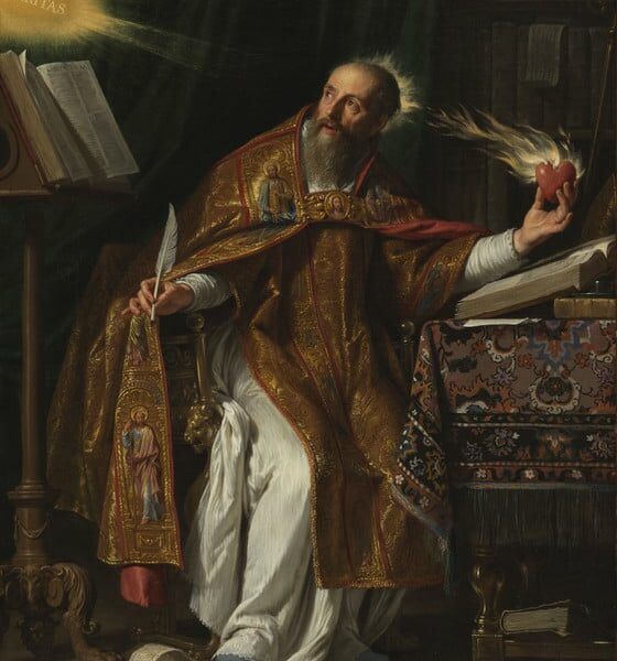 Saint Augustine Philippe De Champaigne