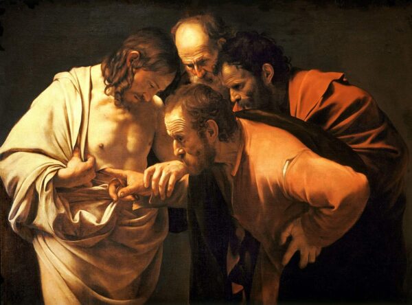 The Incredulity Of Saint Thomas Caravaggio