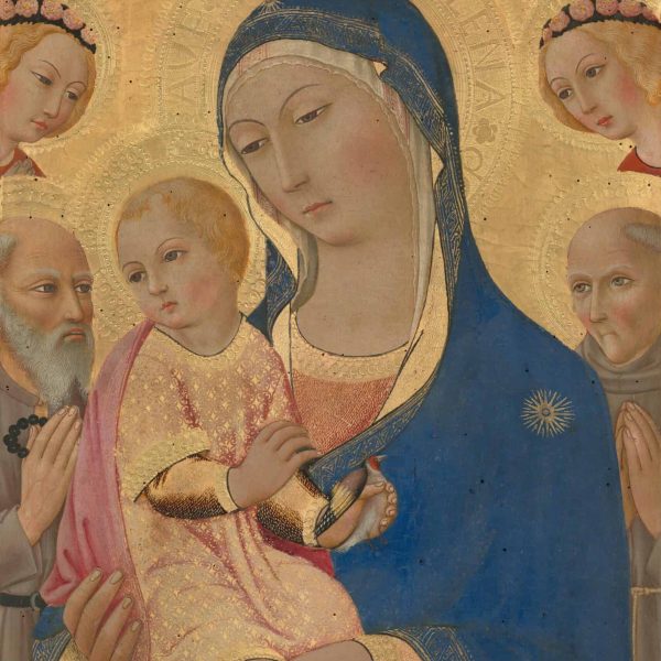 Madonna And Child With Saint Jerome, Saint Bernardino, And Angels 1939.1.274 (1)